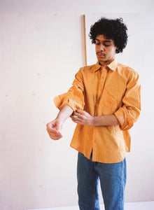 Embroidered Work Shirt - Hadi Yellow